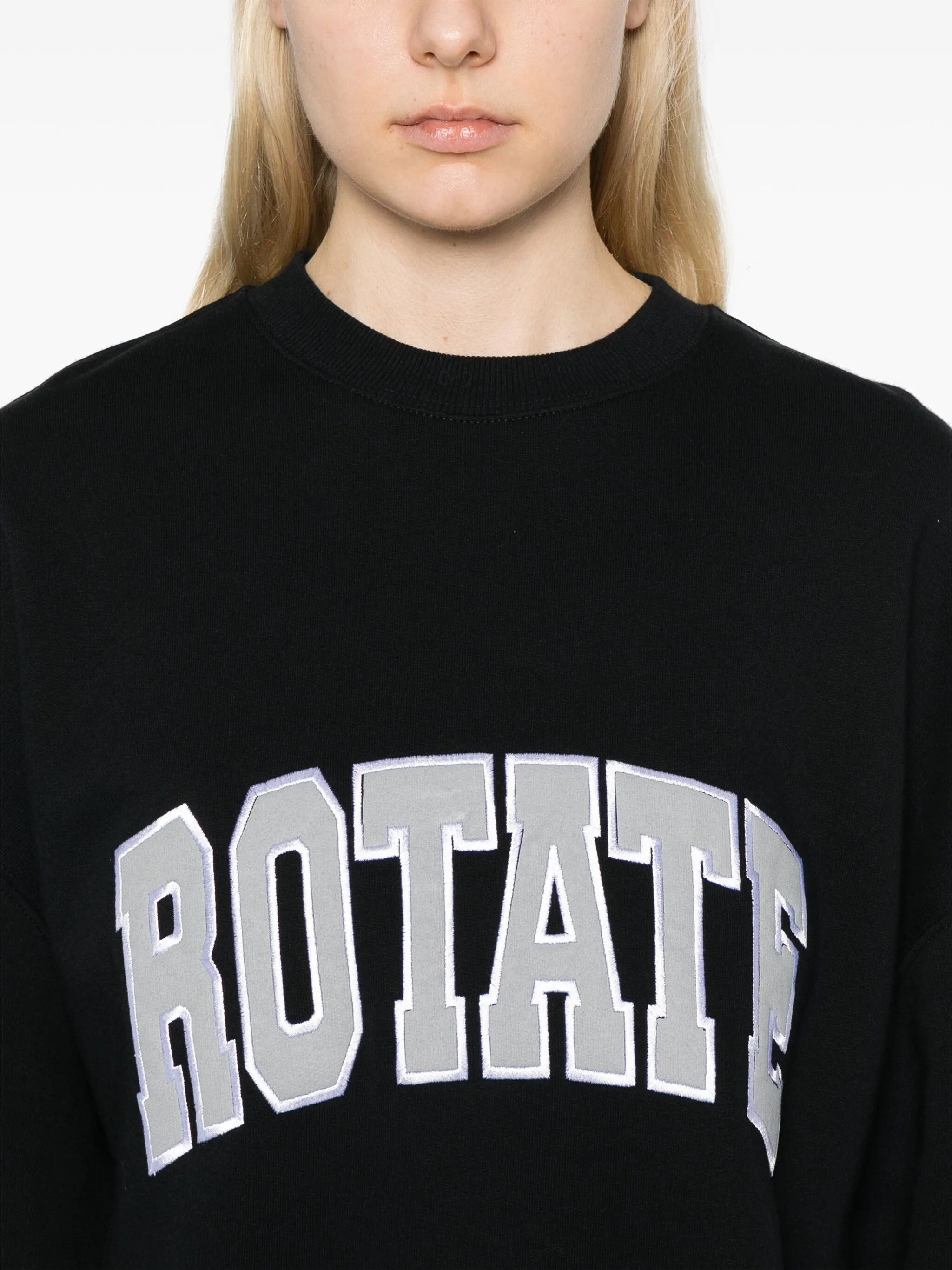 logo-embroidered sweatshirt - 5