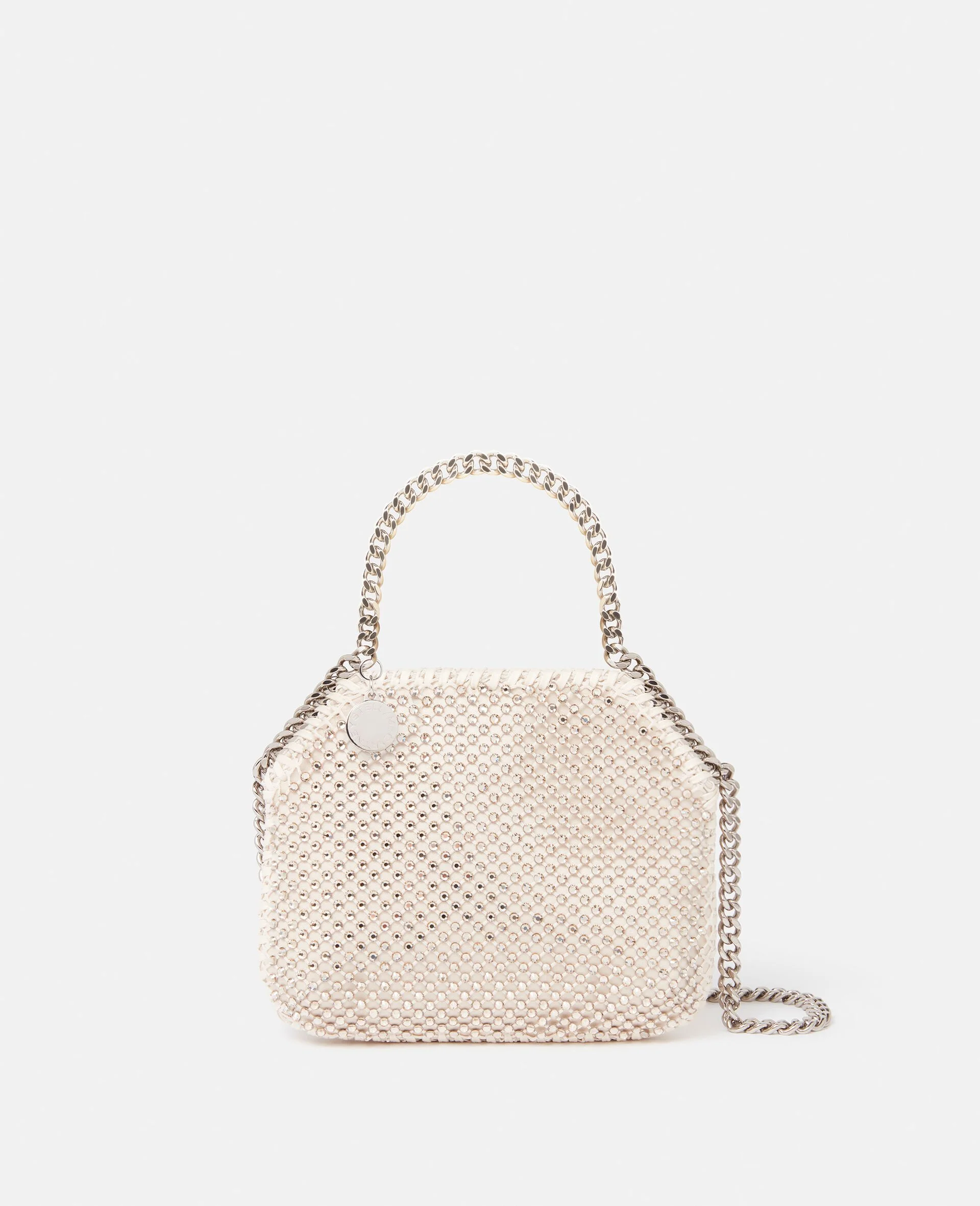 Falabella Crystal Mesh Mini Tote Bag - 1