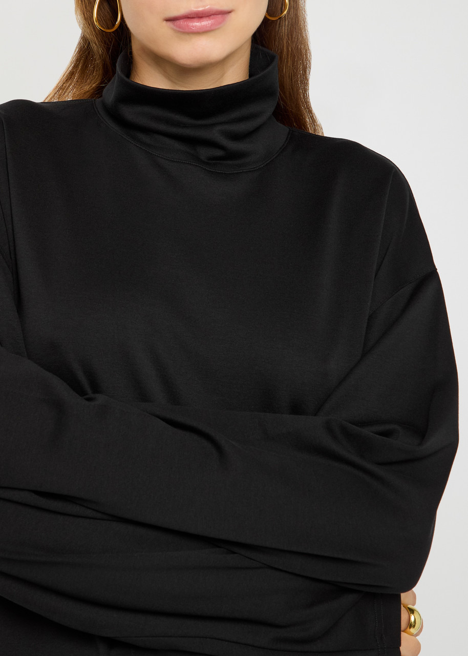 Lemaire Mock-neck Cotton and Silk-blend top - 5