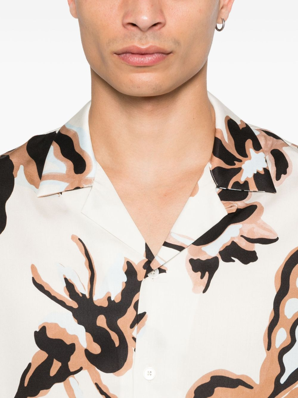 geometric-print shirt - 5