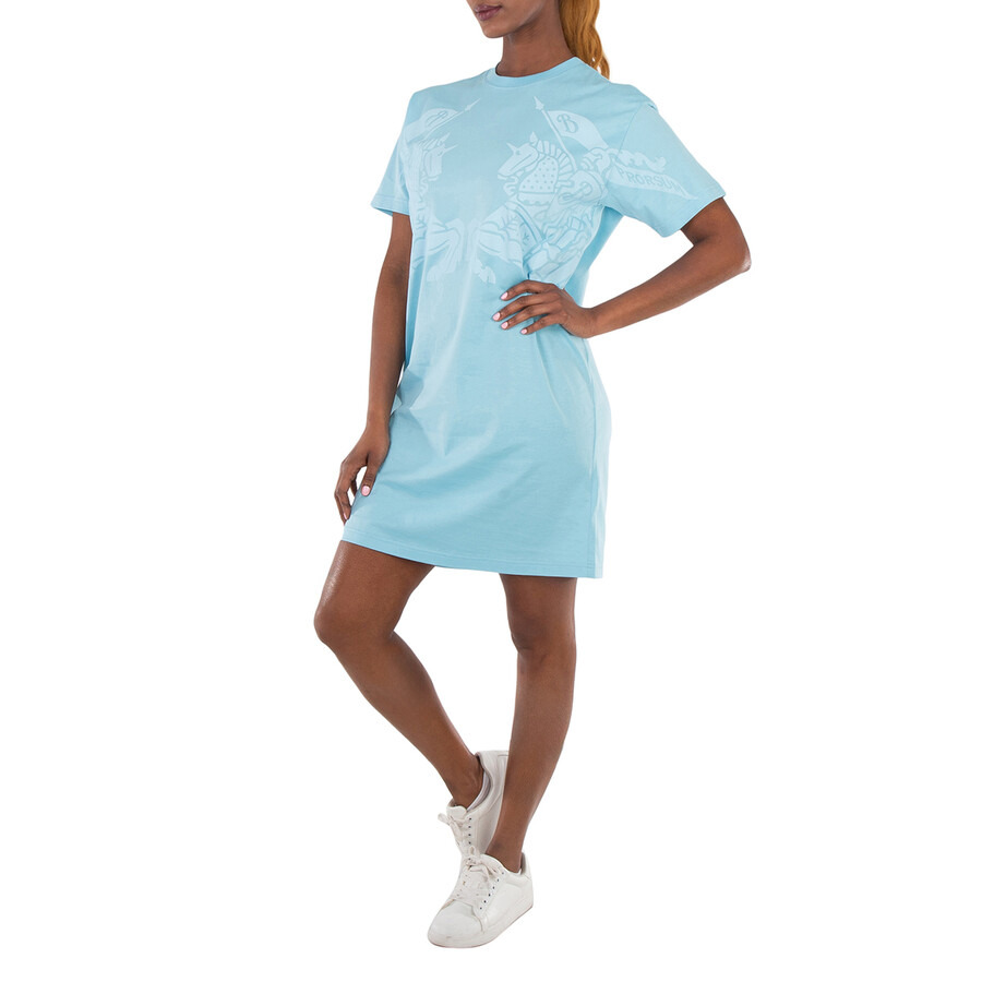 Burberry Connie Mirrored EKD Print Cotton T-Shirt Dress - 3