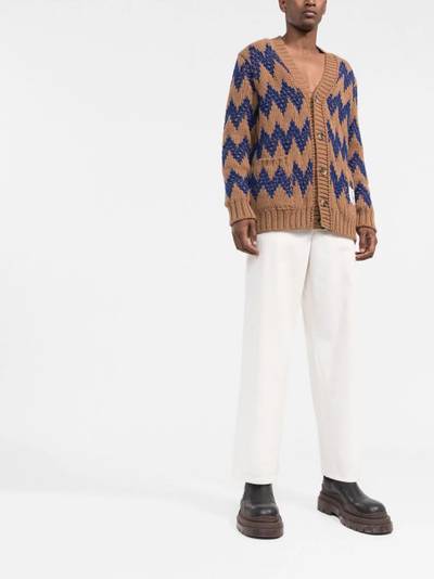 Missoni zigzag-knit wool cardigan outlook