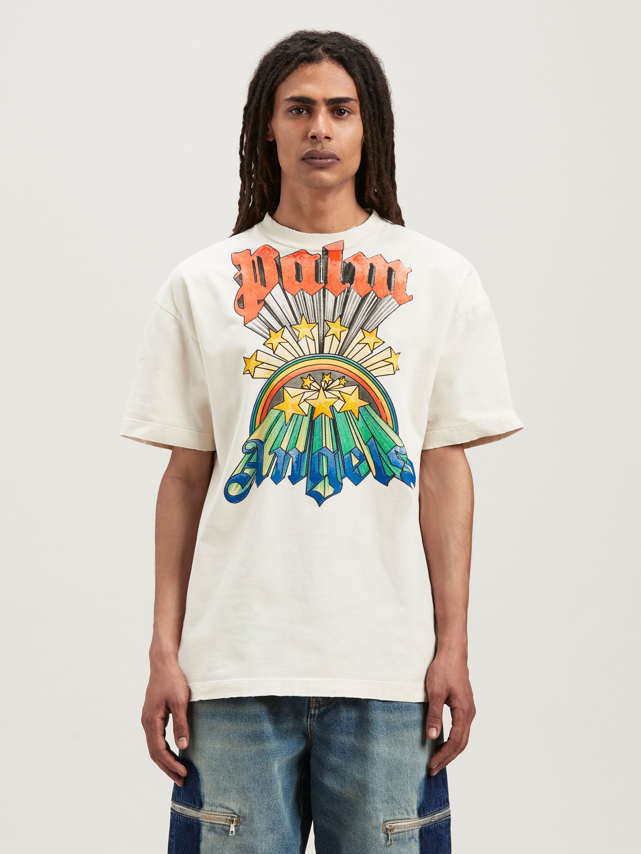 Palm Angels Rainbow T-Shirt - 3