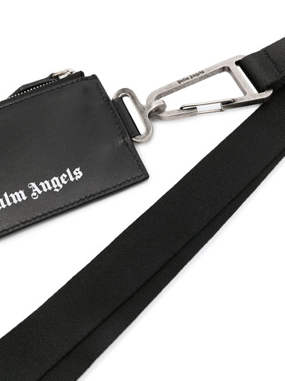 Palm Angels logo-print lanyard wallet outlook