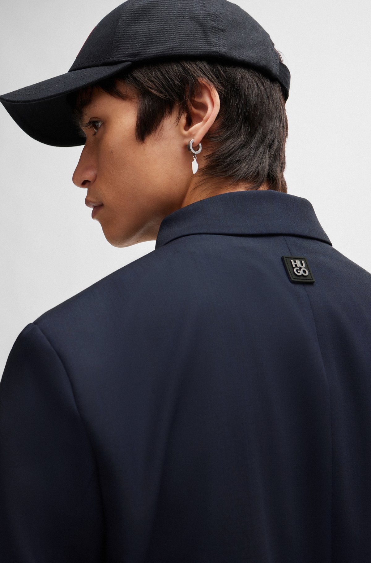 MODERN-FIT SUIT IN PERFORMANCE-STRETCH CLOTH - 6