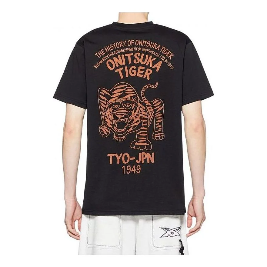 Onitsuka Tiger 3D Tiger Logo T-Shirt 'Black' 2183B150-001 - 1