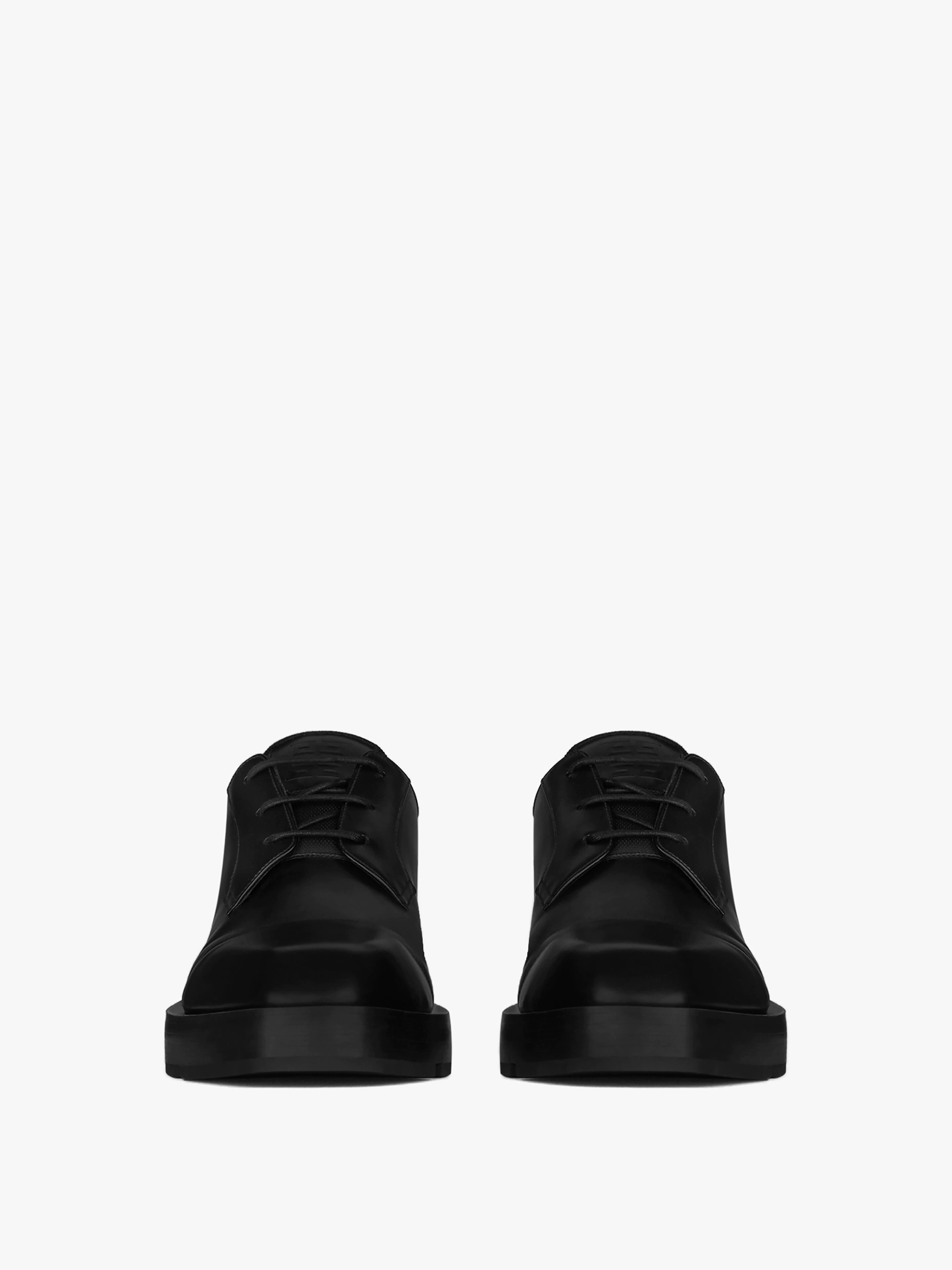 SQUARED DERBIES IN BOX LEATHER - 2