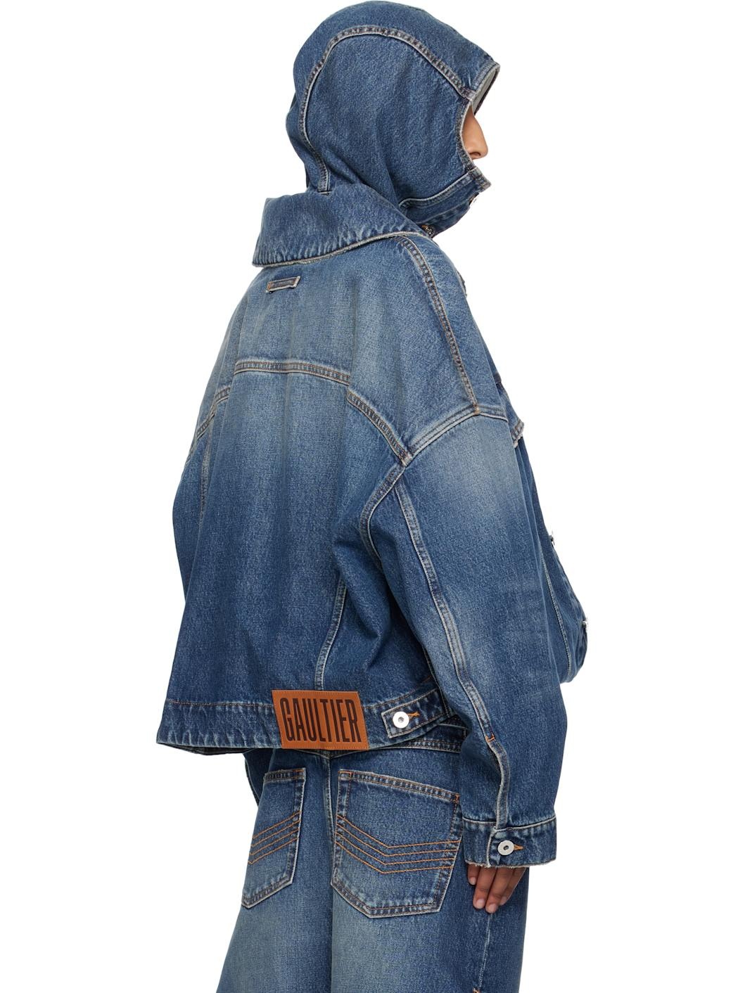Blue 'The Double' Denim Jacket - 3