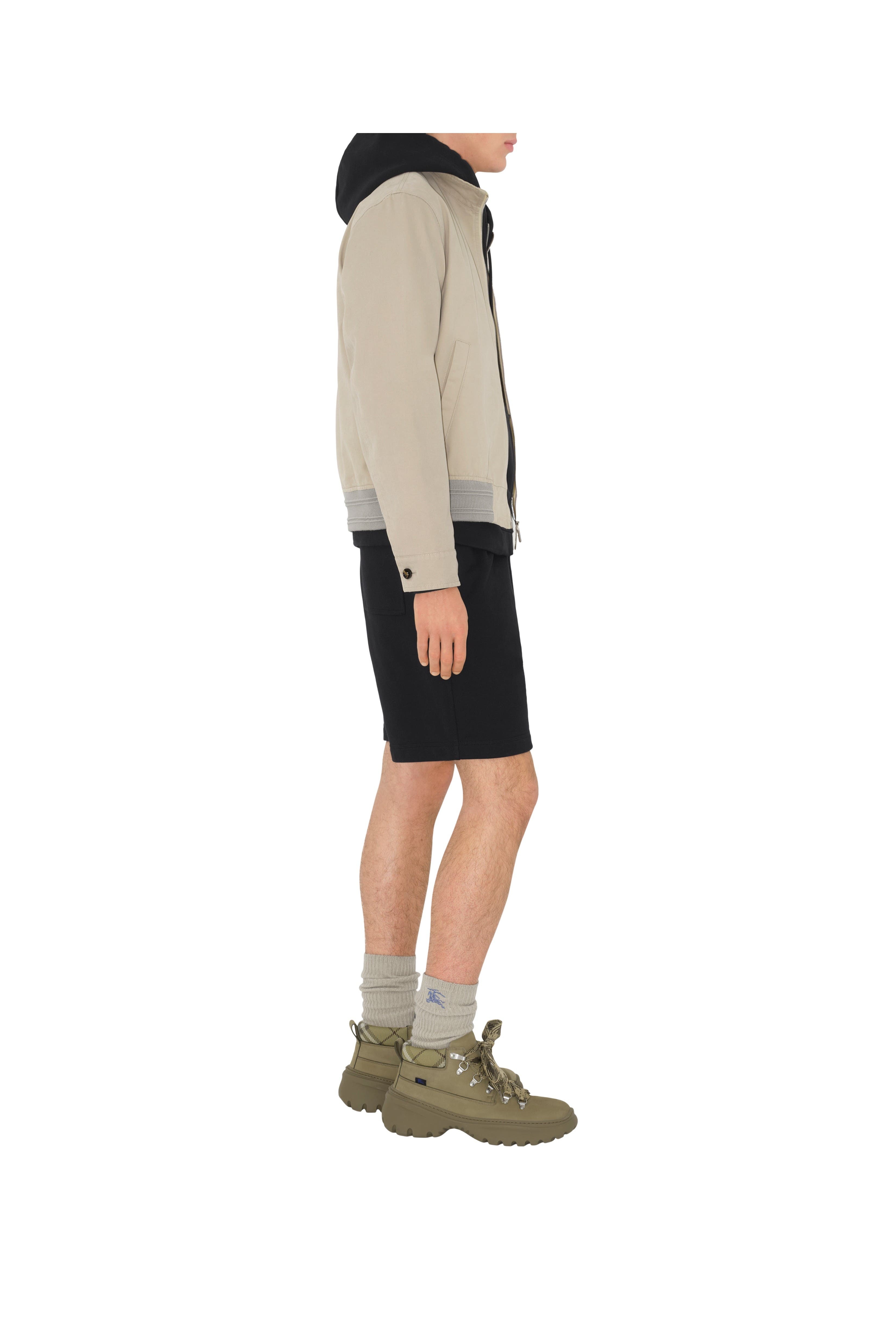 burberry EKD Badge Cotton Shorts in Black at Nordstrom - 3