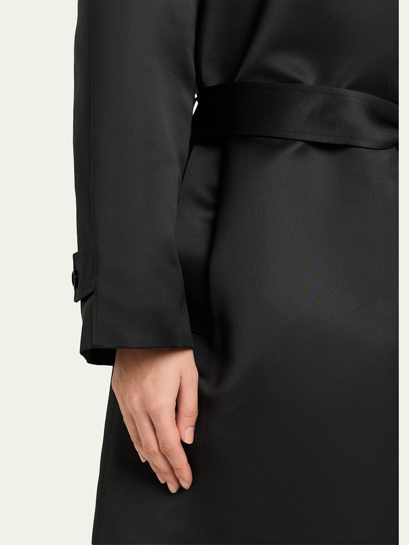 Koharu Duchesse Satin Oversized Coat 5
