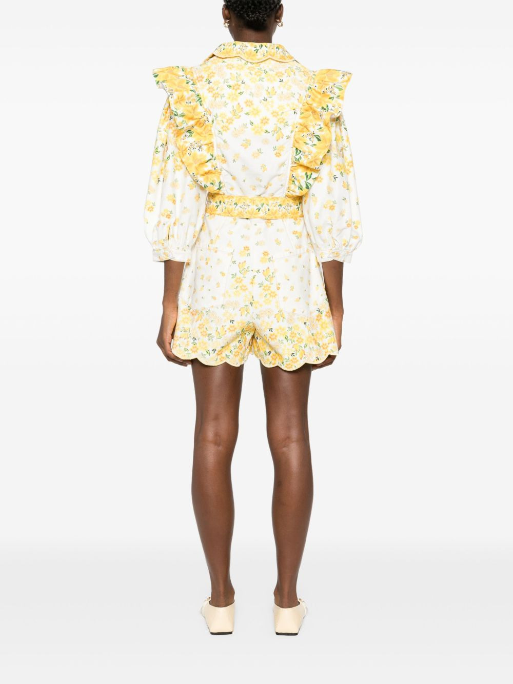 Azaleia floral-print playsuit - 4
