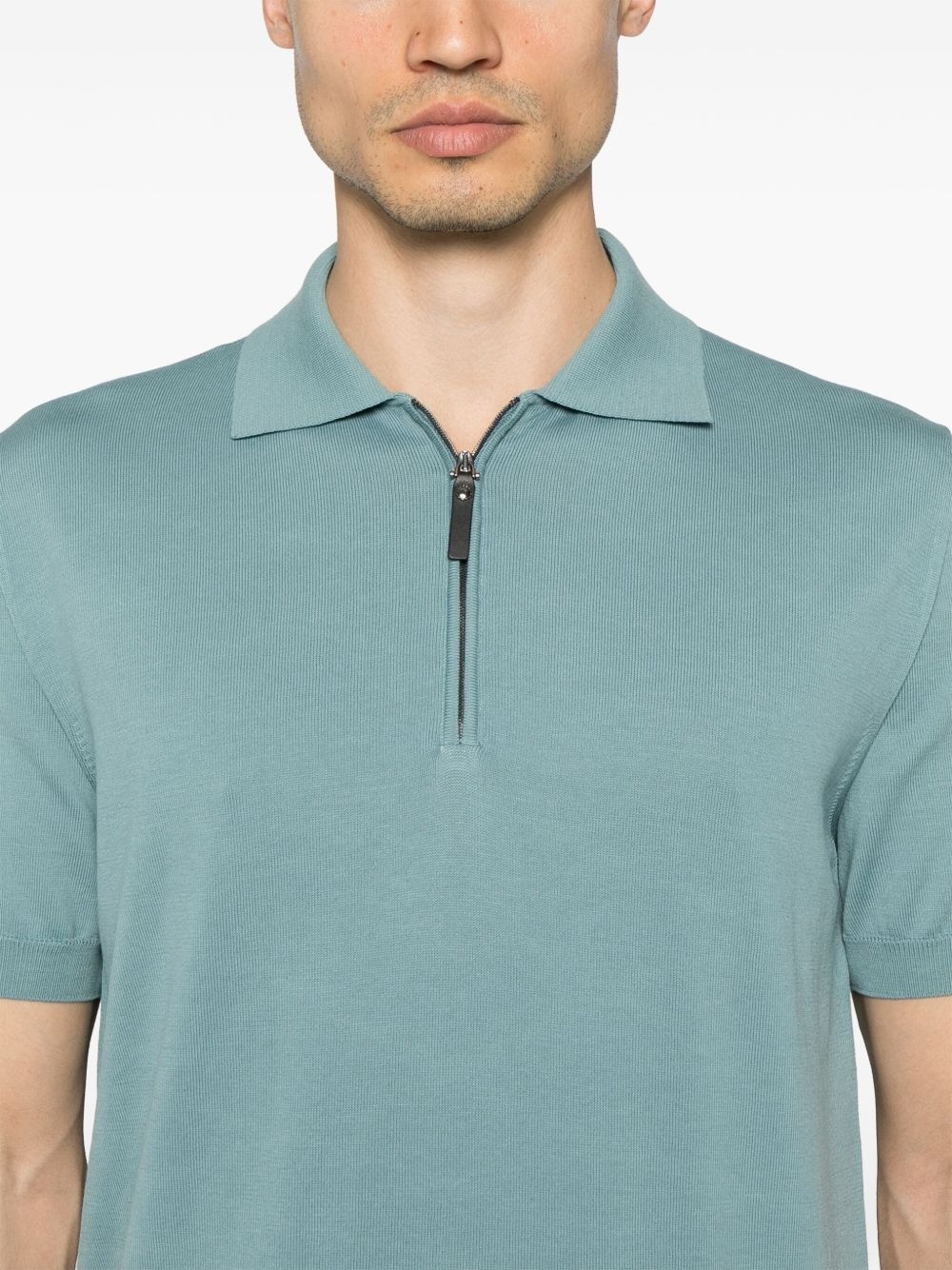 cotton polo shirt - 4
