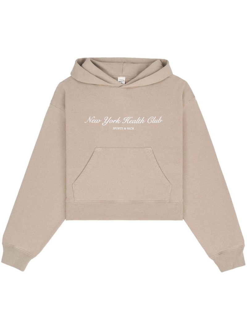 NY Health Club cropped hoodie 1