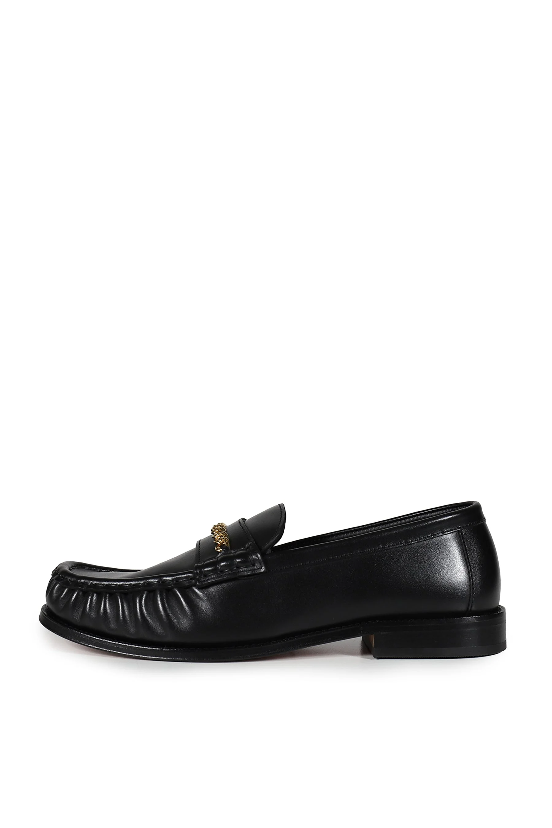GOLD CHAIN LOAFERS / BLK GLD - 1