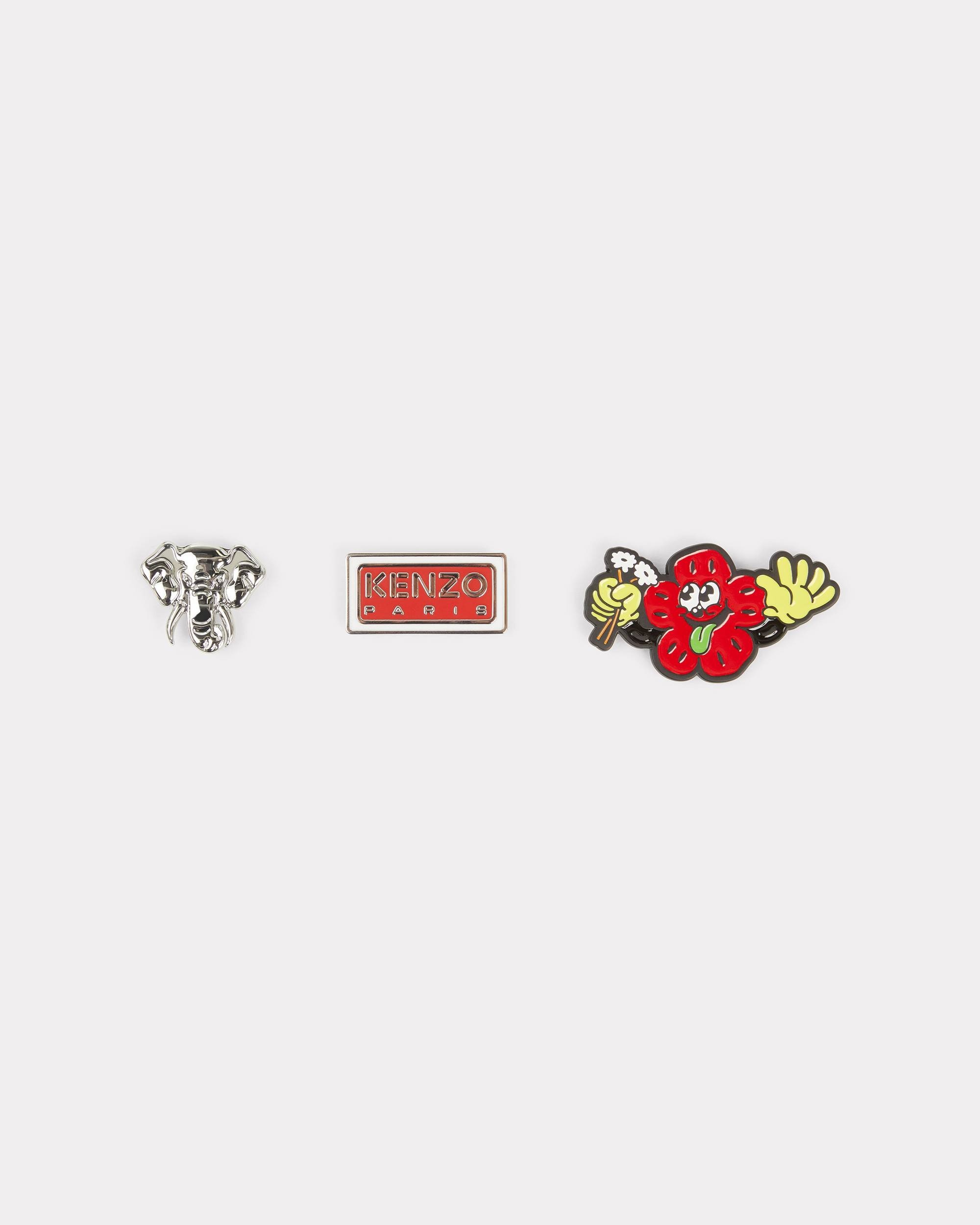 Set of 3 KENZO Stamp pins - 1