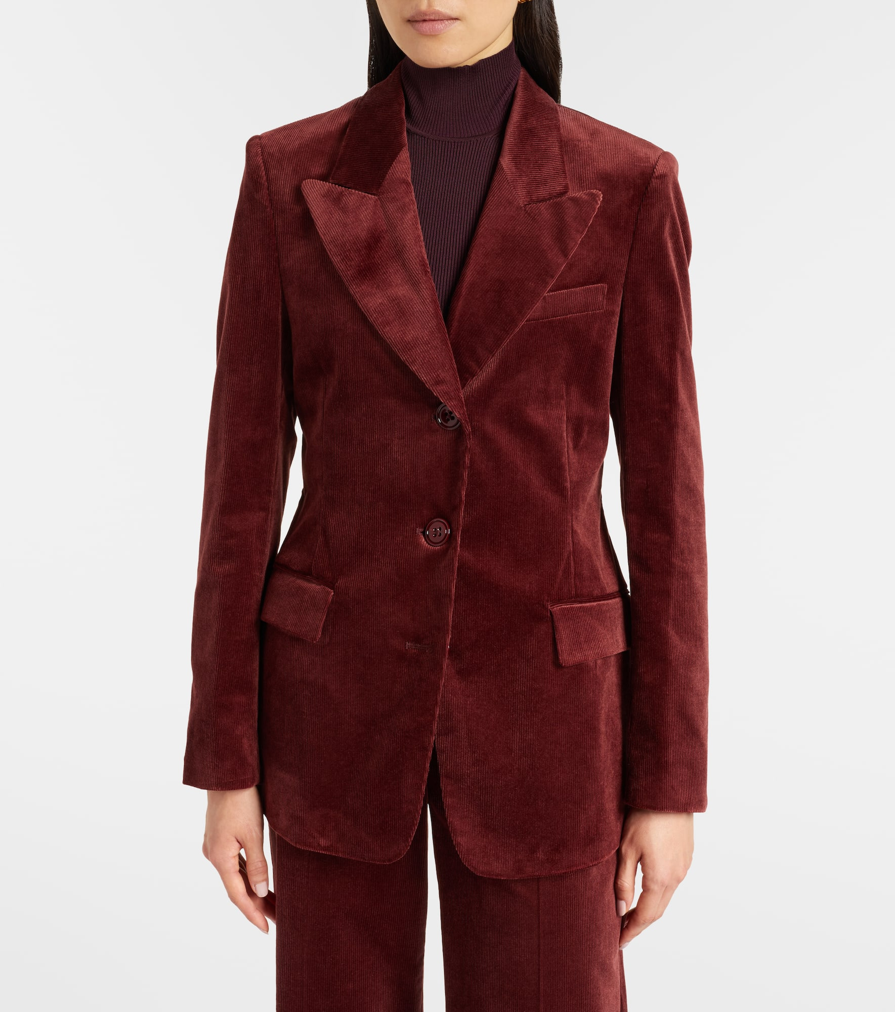 Twisted Structure corduroy blazer - 6