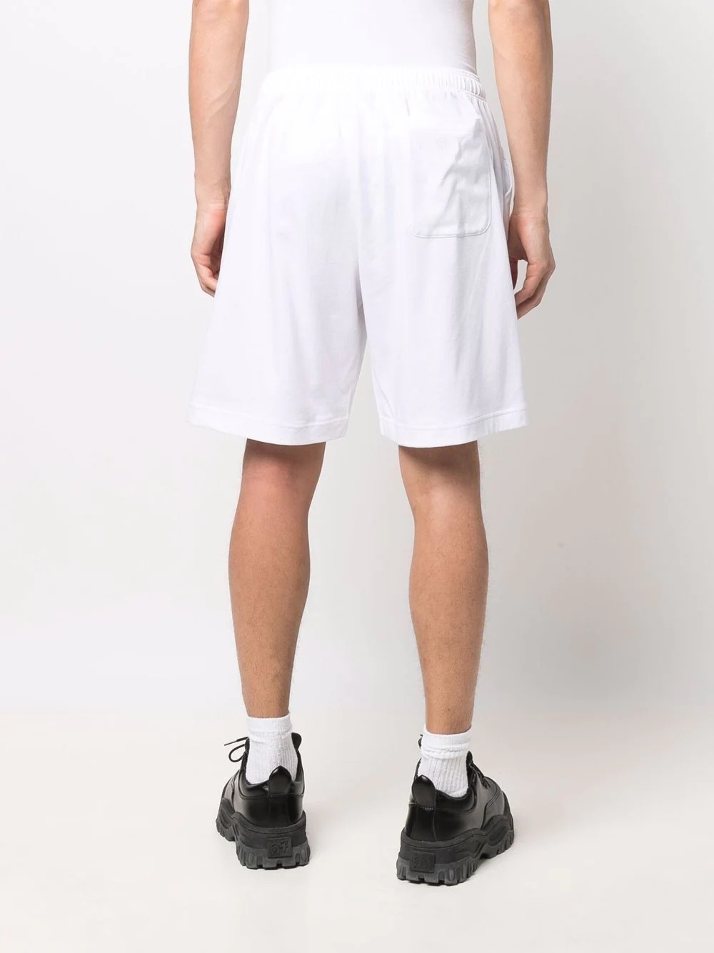 logo-print track shorts - 5