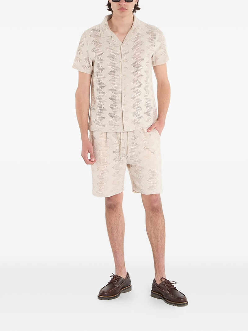 GUESS USA chevron-knit shirt outlook