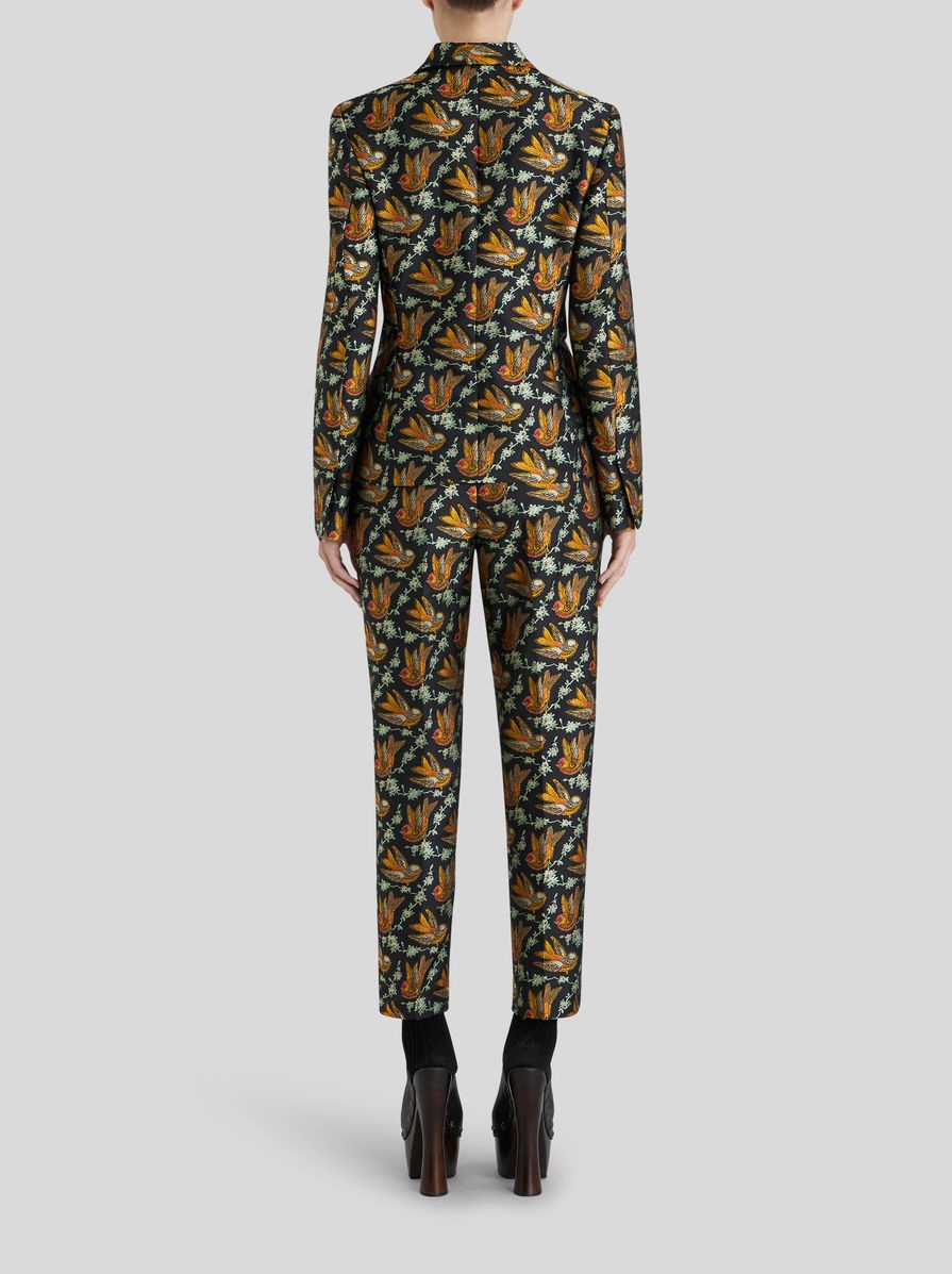 JACQUARD JACKET WITH BIRDS - 5