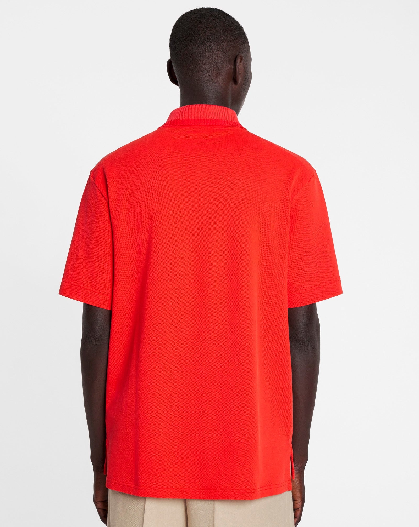 OVERSIZED POLO WITH CURB LACE DETAILS - 4
