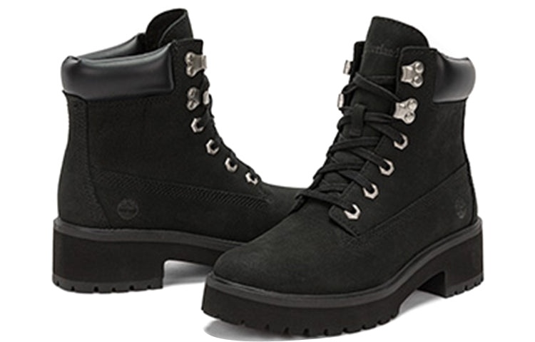 (WMNS) Timberland Carnaby Cool 6 Inch Boots 'Black Nubuck' A5NYYW - 4