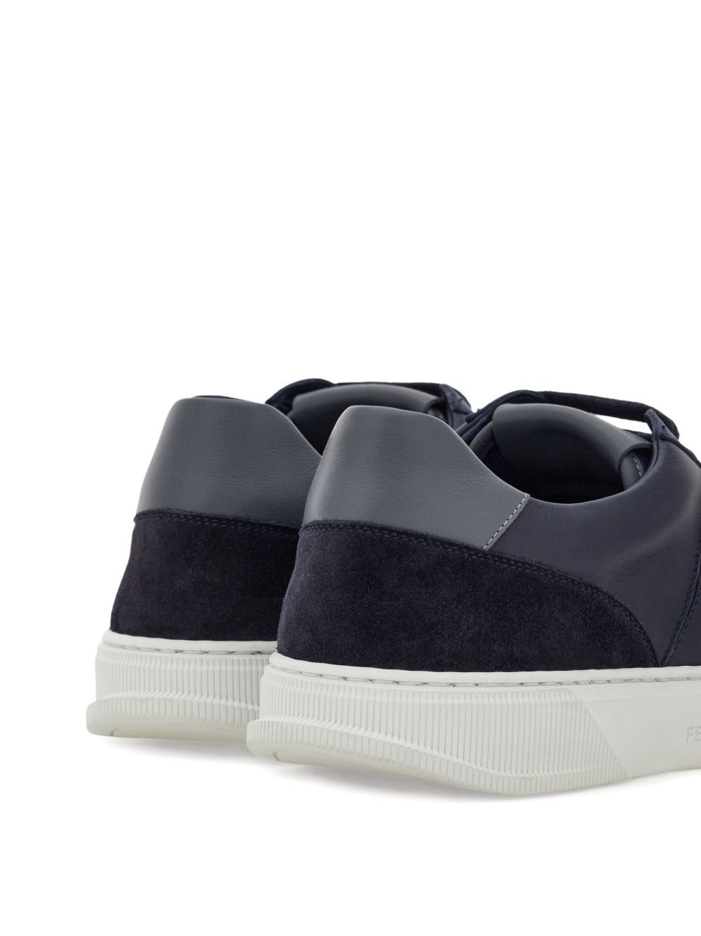 Alaska Gancio suede panelled lace-up sneakers - 3
