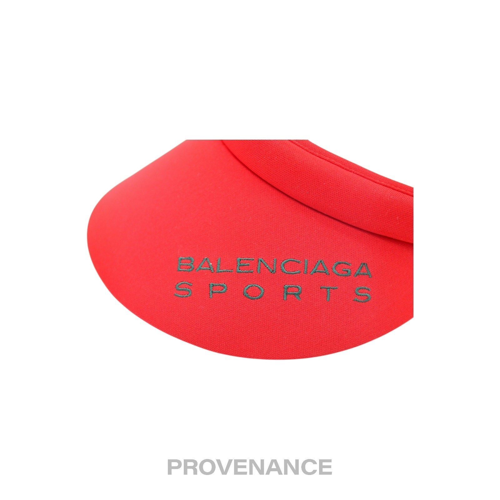 Balenciaga Sports Visor - Red green - 4