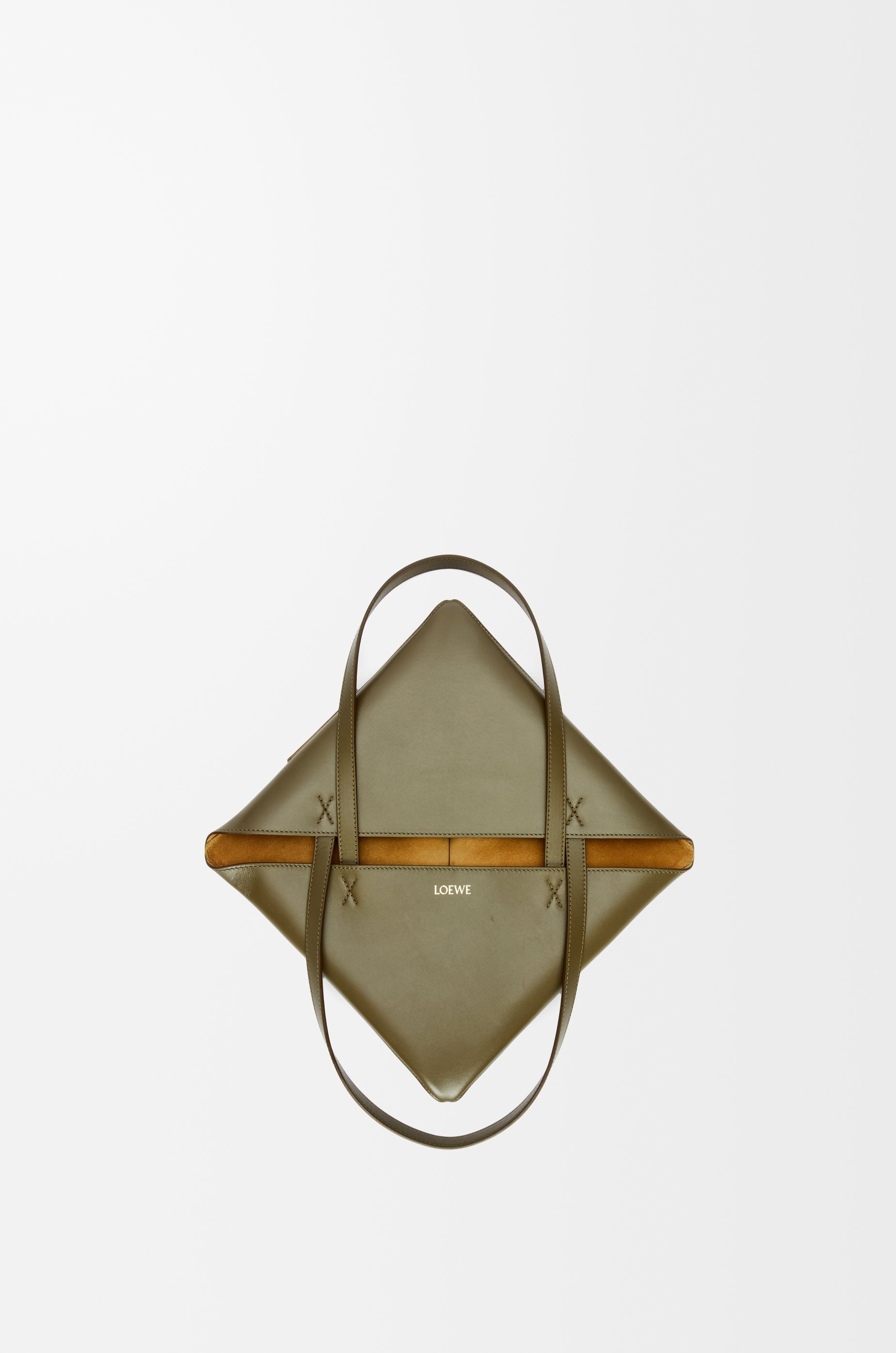 Puzzle Fold Tote in shiny calfskin - 8