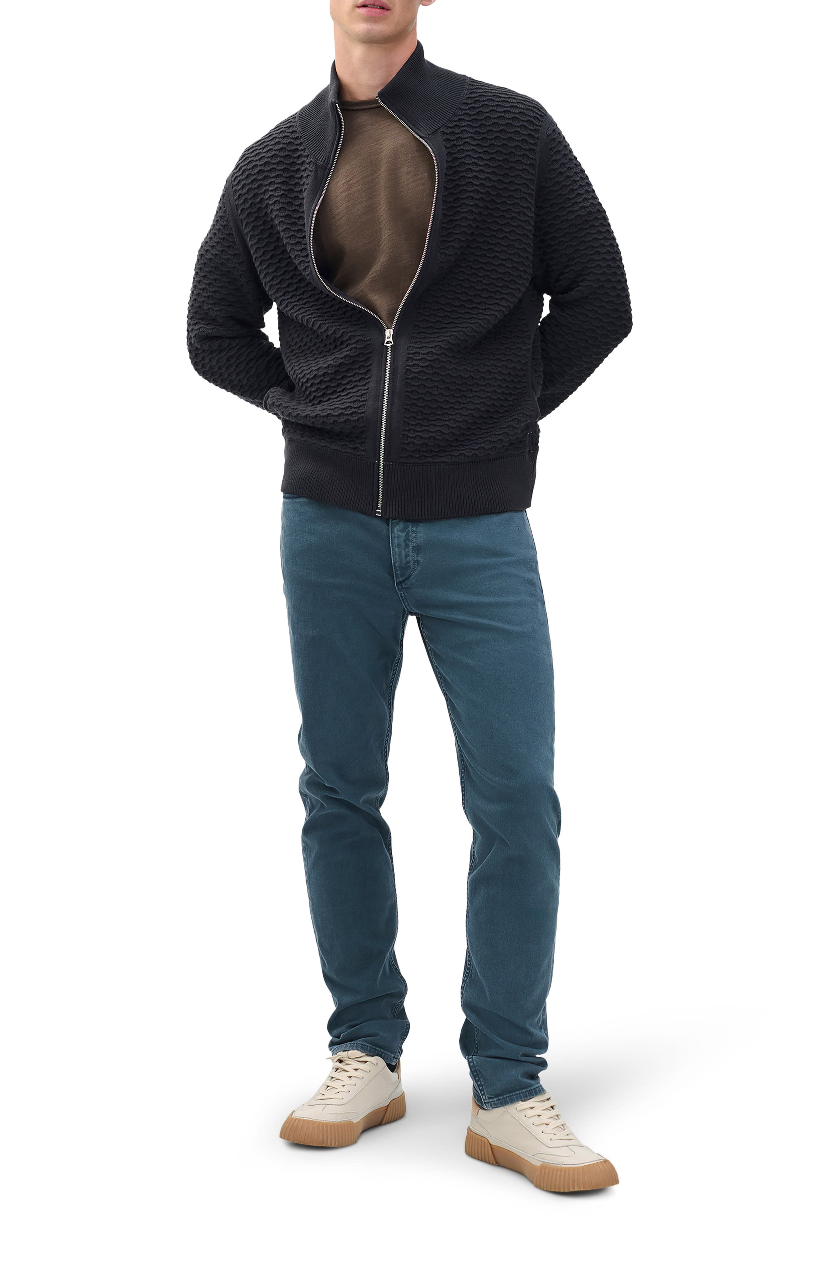 rag & bone Classic Flame Slub Cotton T-Shirt in Stonewall at Nordstrom - 5
