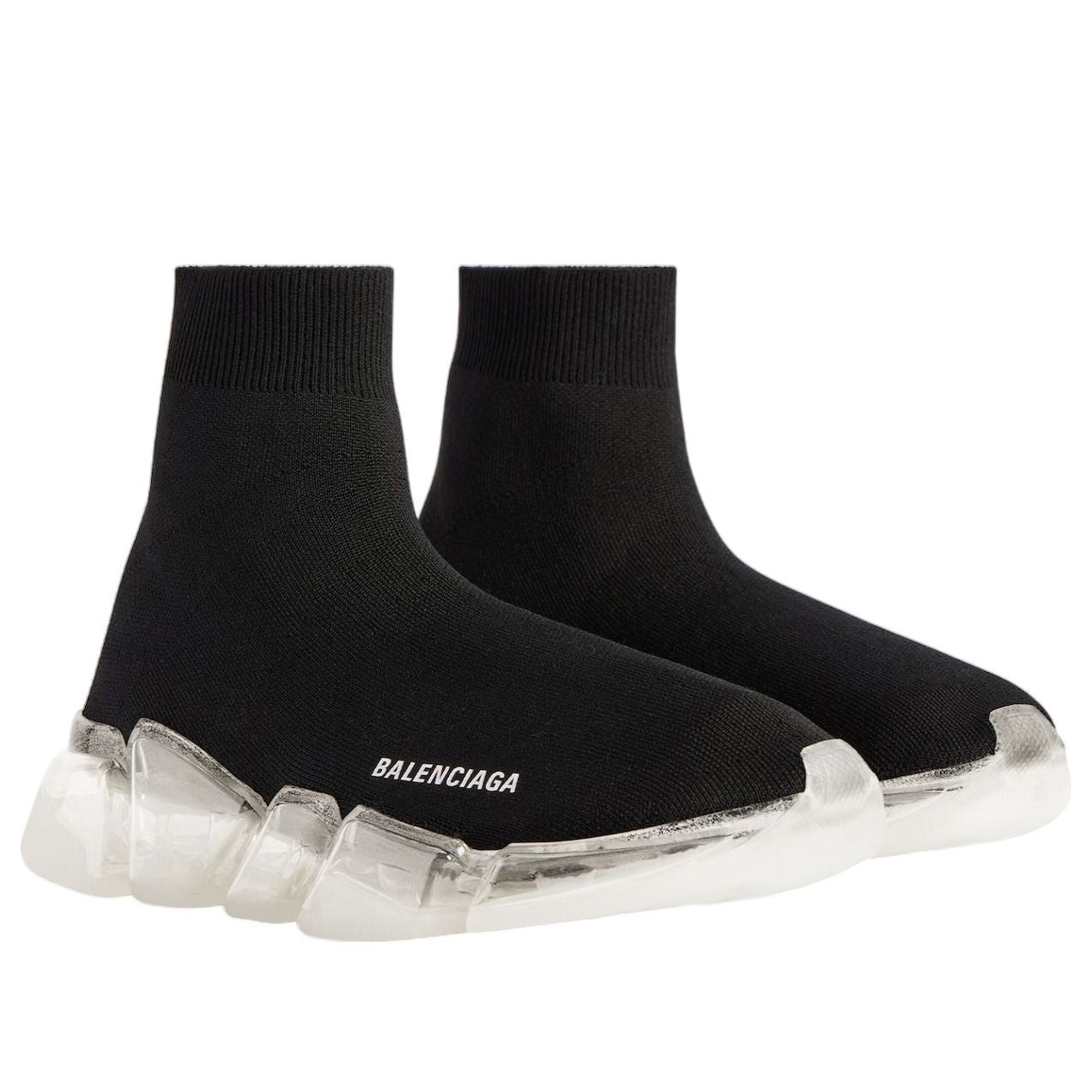 (WMNS) Balenciaga Speed 2.0 'Black Clear Sole' 617196W2DC41090 - 3