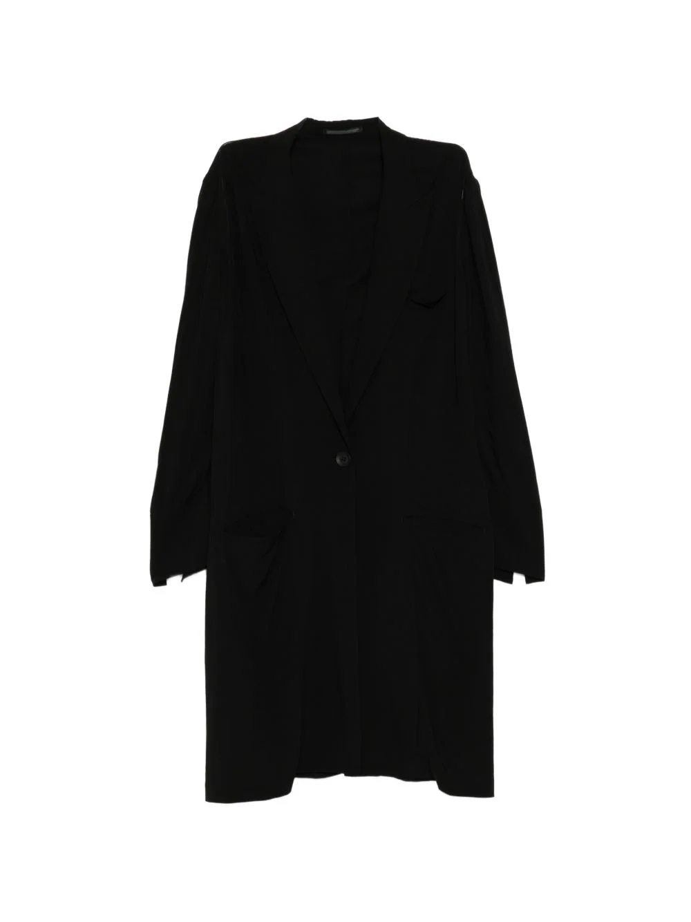 single-breasted notched-lapel jacket - 1