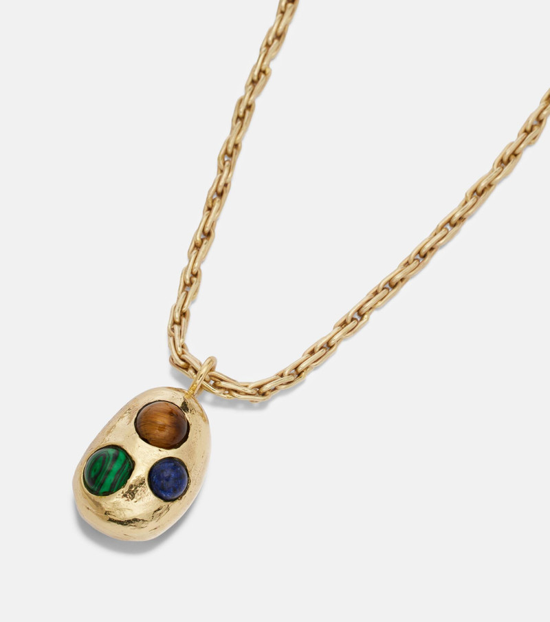 ALÉMAIS Jem Rainbow embellished pendant necklace outlook