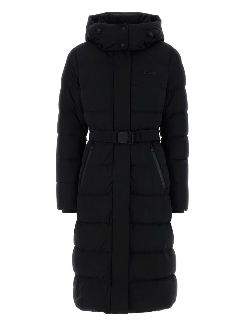 Coralia City hooded belted coat 1