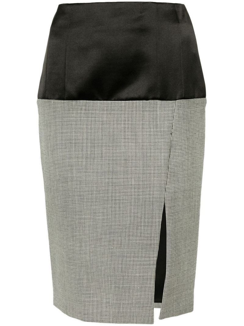panelled tailored pencil skirt 1