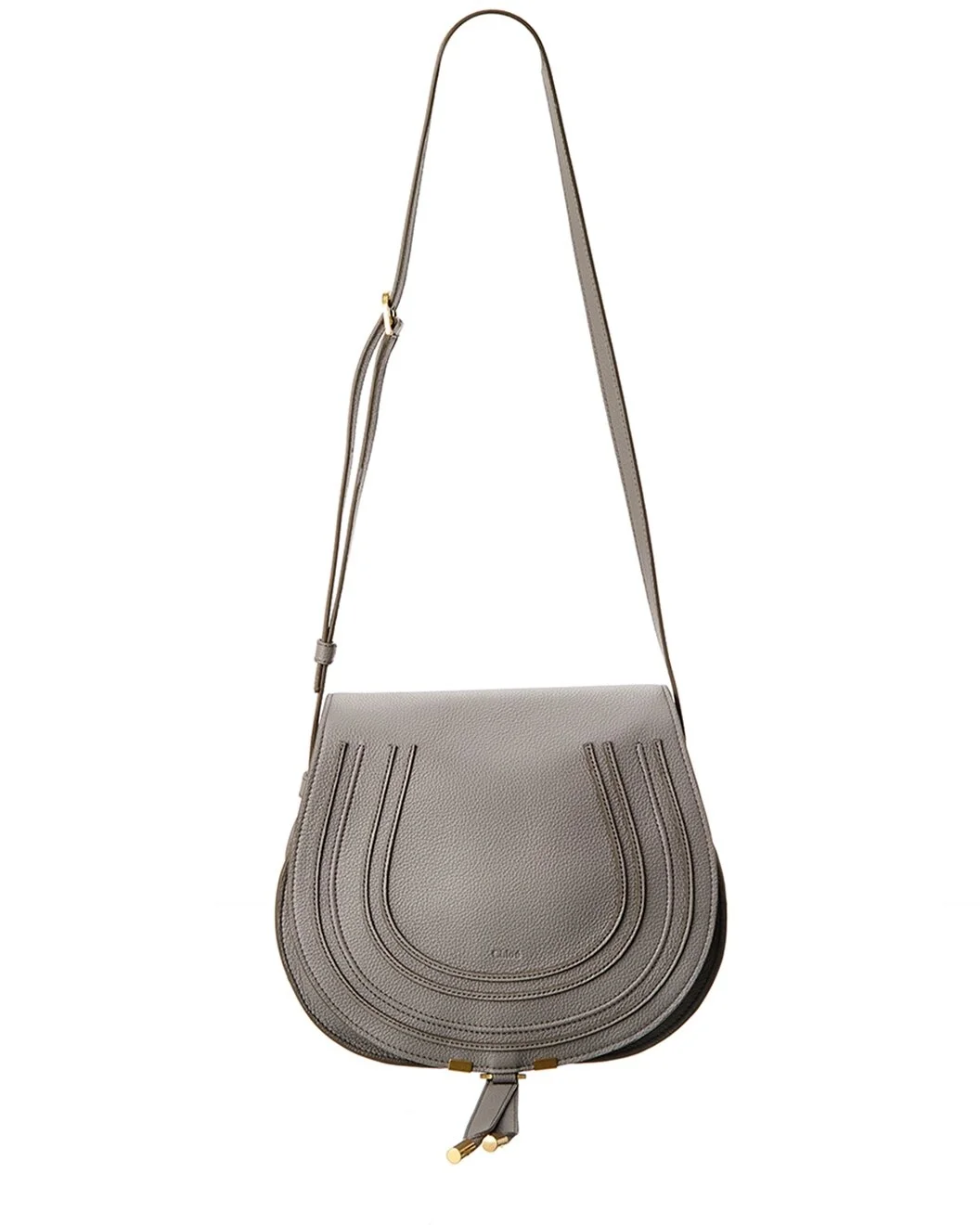 Chloé Marcie Medium Leather Saddle Bag - 1
