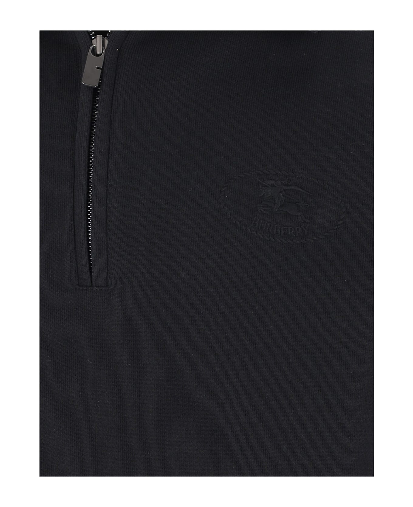 'check' Zip Sweater - 4