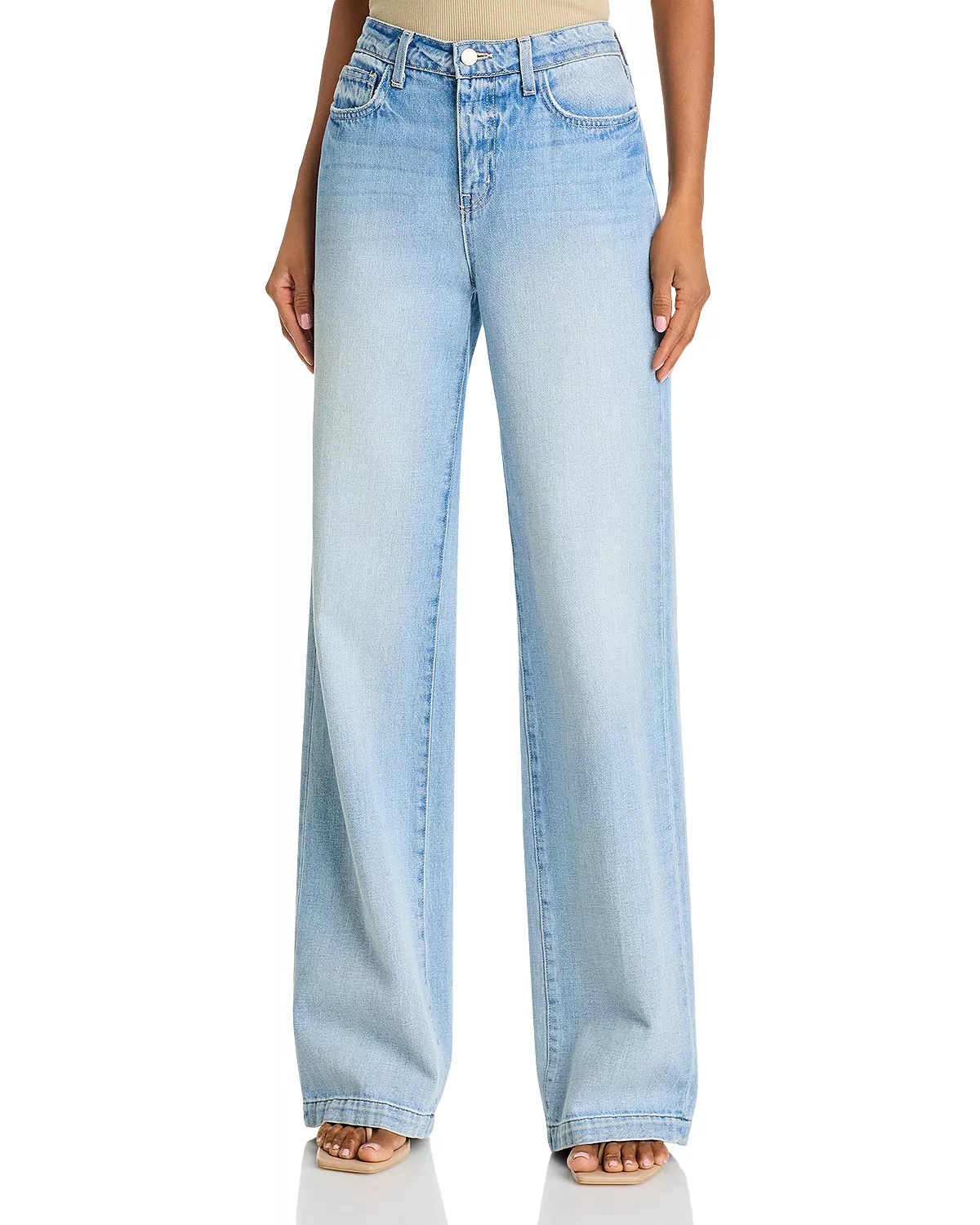 Clayton High Rise Wide Leg Jeans in Conway - 1
