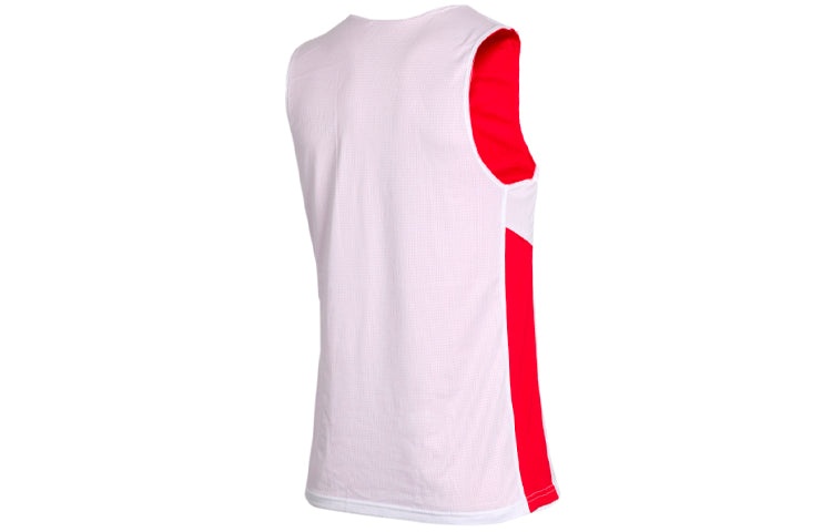 Nike Sports Training Splicing Breathable Reversible Basketball Vest Red 867767-658 - 4