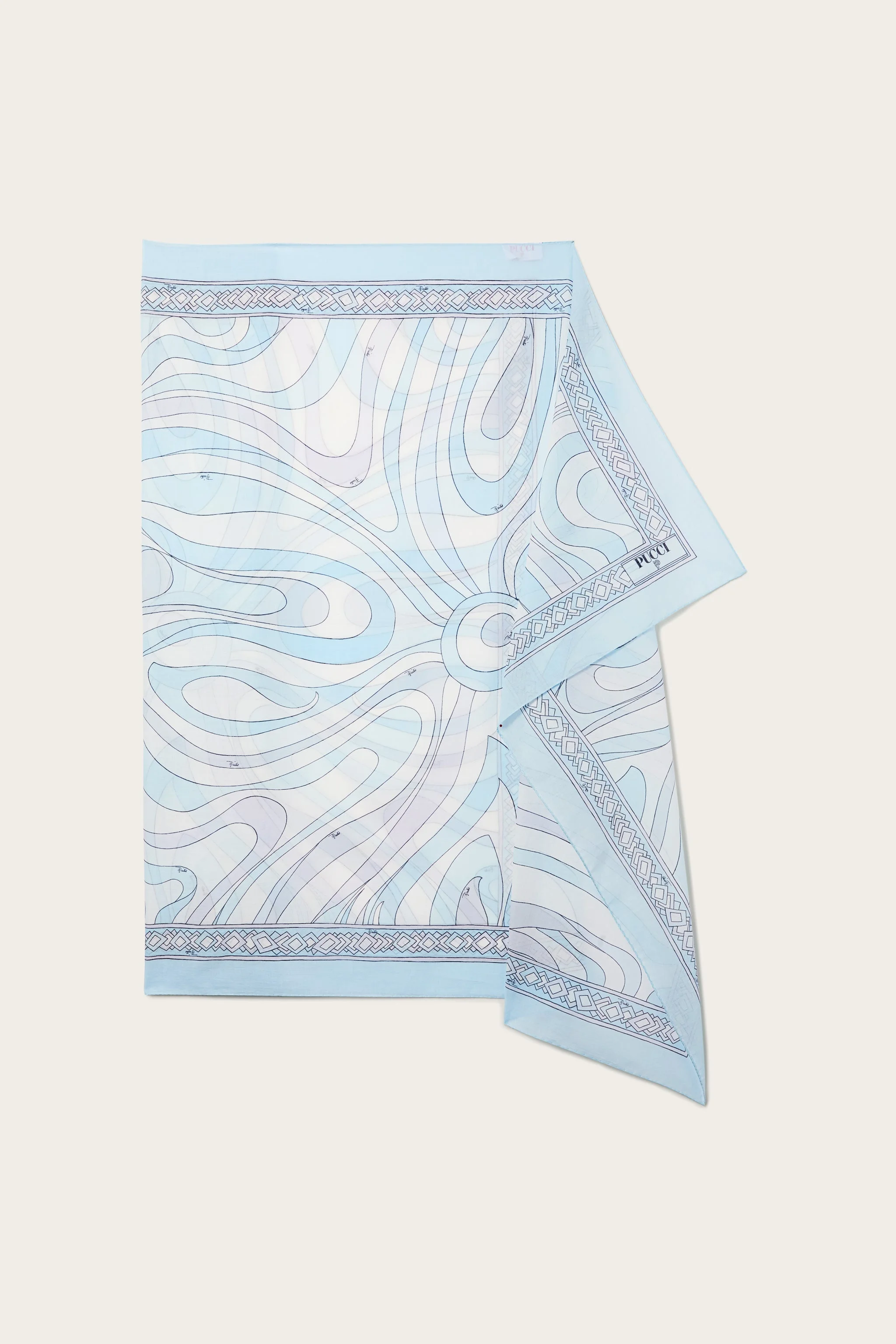 MARMO PRINT COTTON SARONG - 1