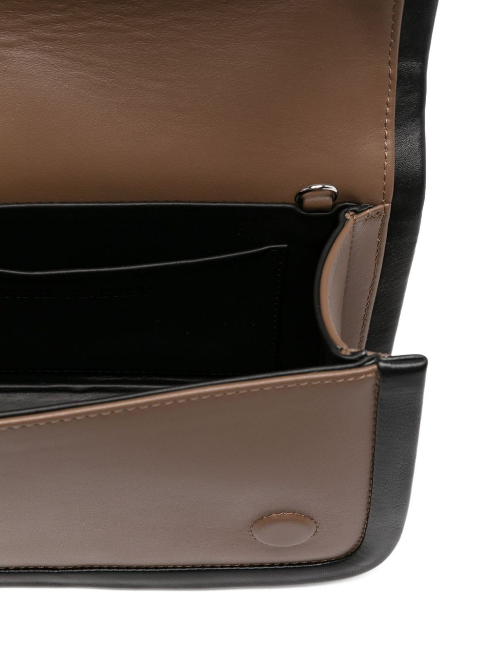 colour-block leather tote bag - 5