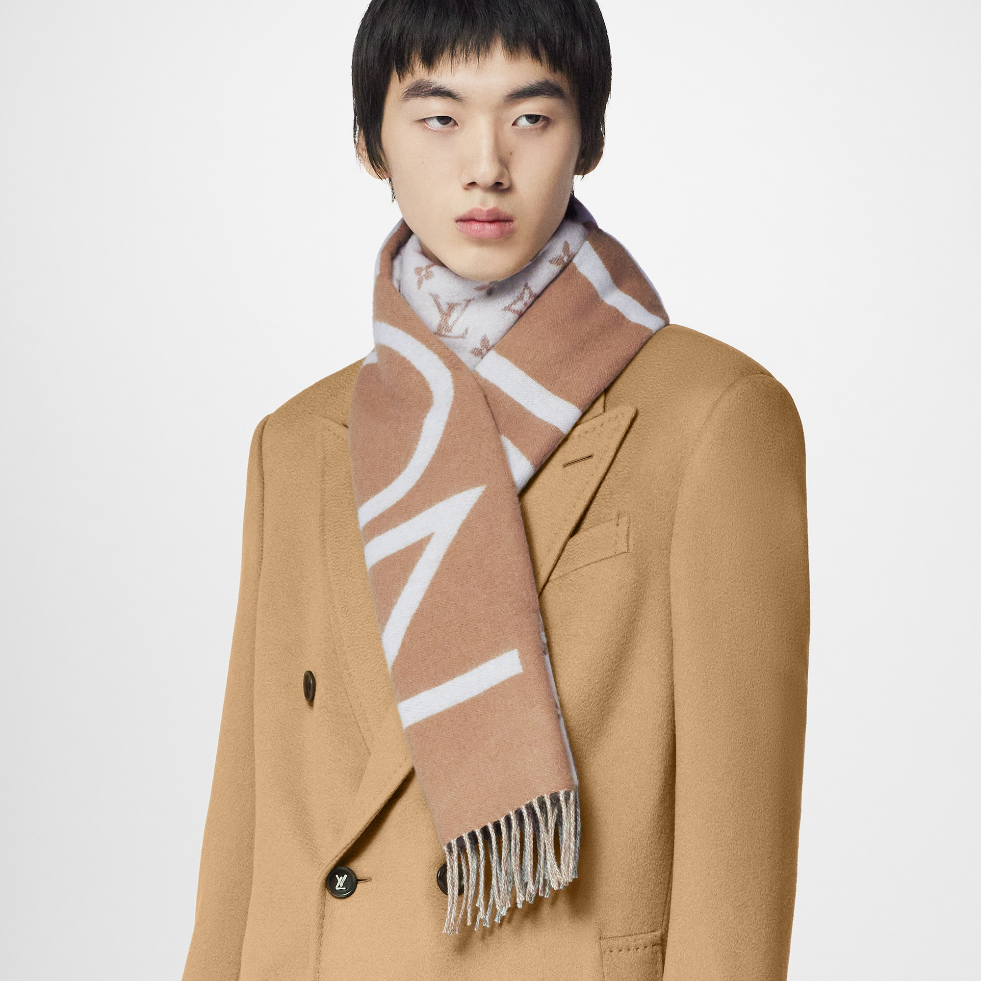Monogram Split Scarf - 9