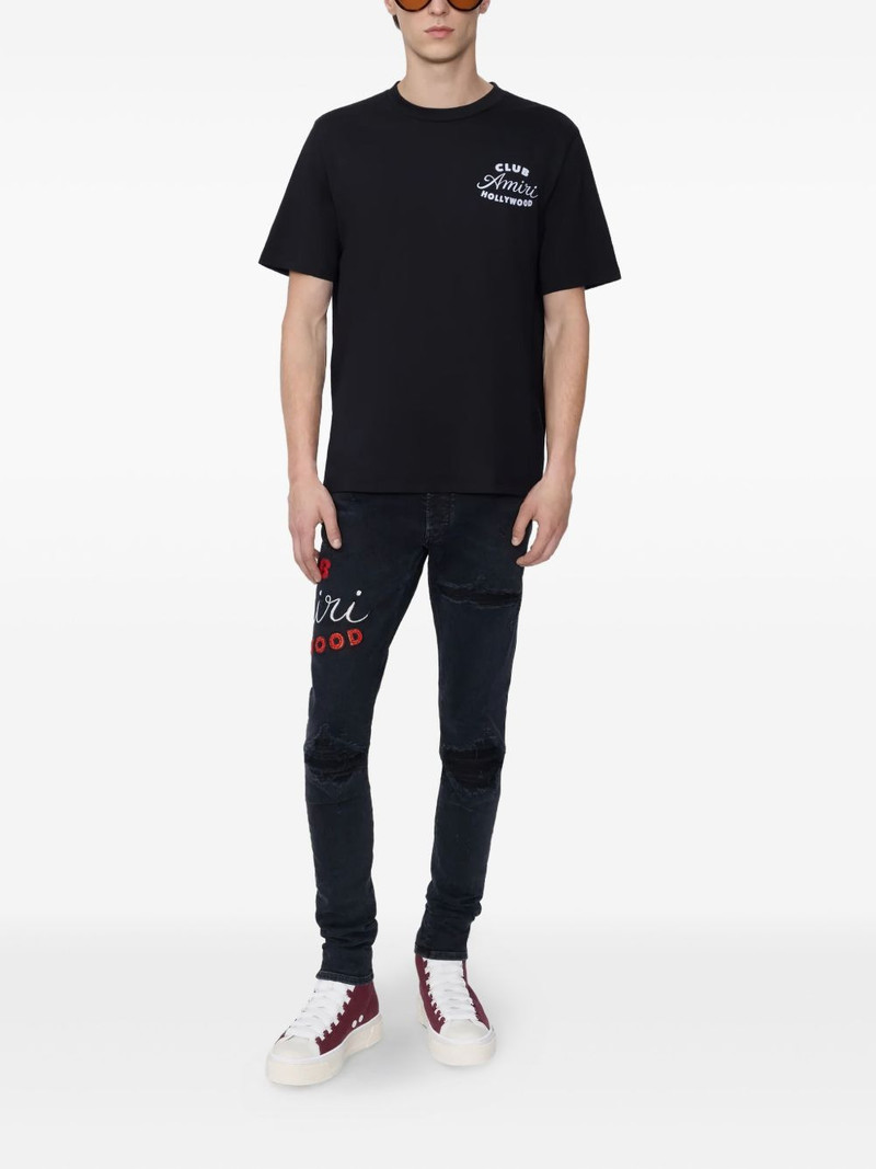 AMIRI logo-print crew-neck T-shirt outlook