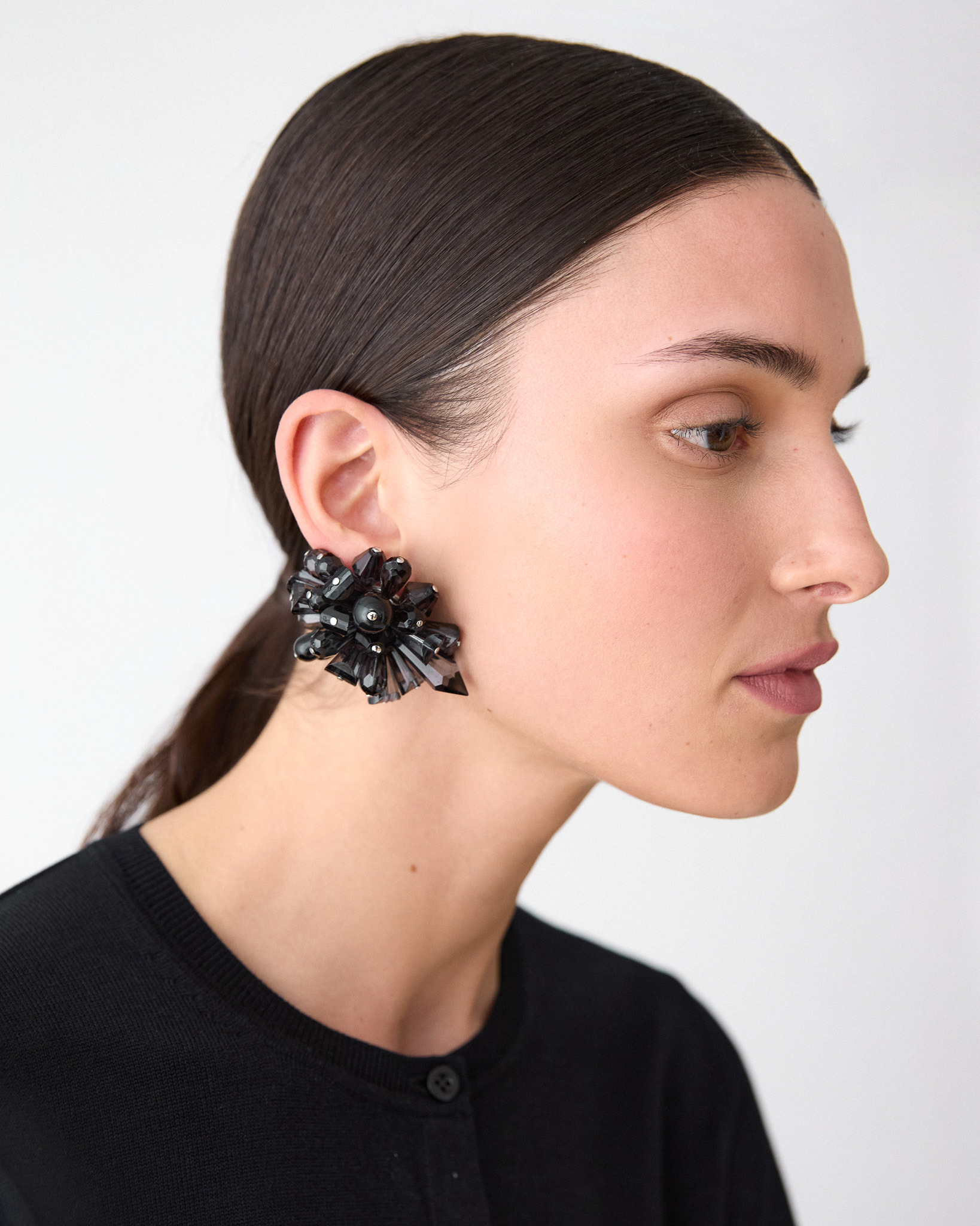 Crystal Cluster Earrings - 2