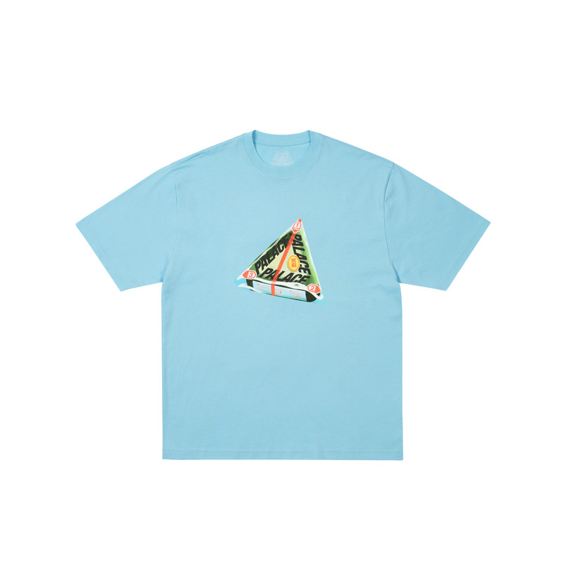 TRI-ONIGIRI T-SHIRT SKYLINE BLUE 1