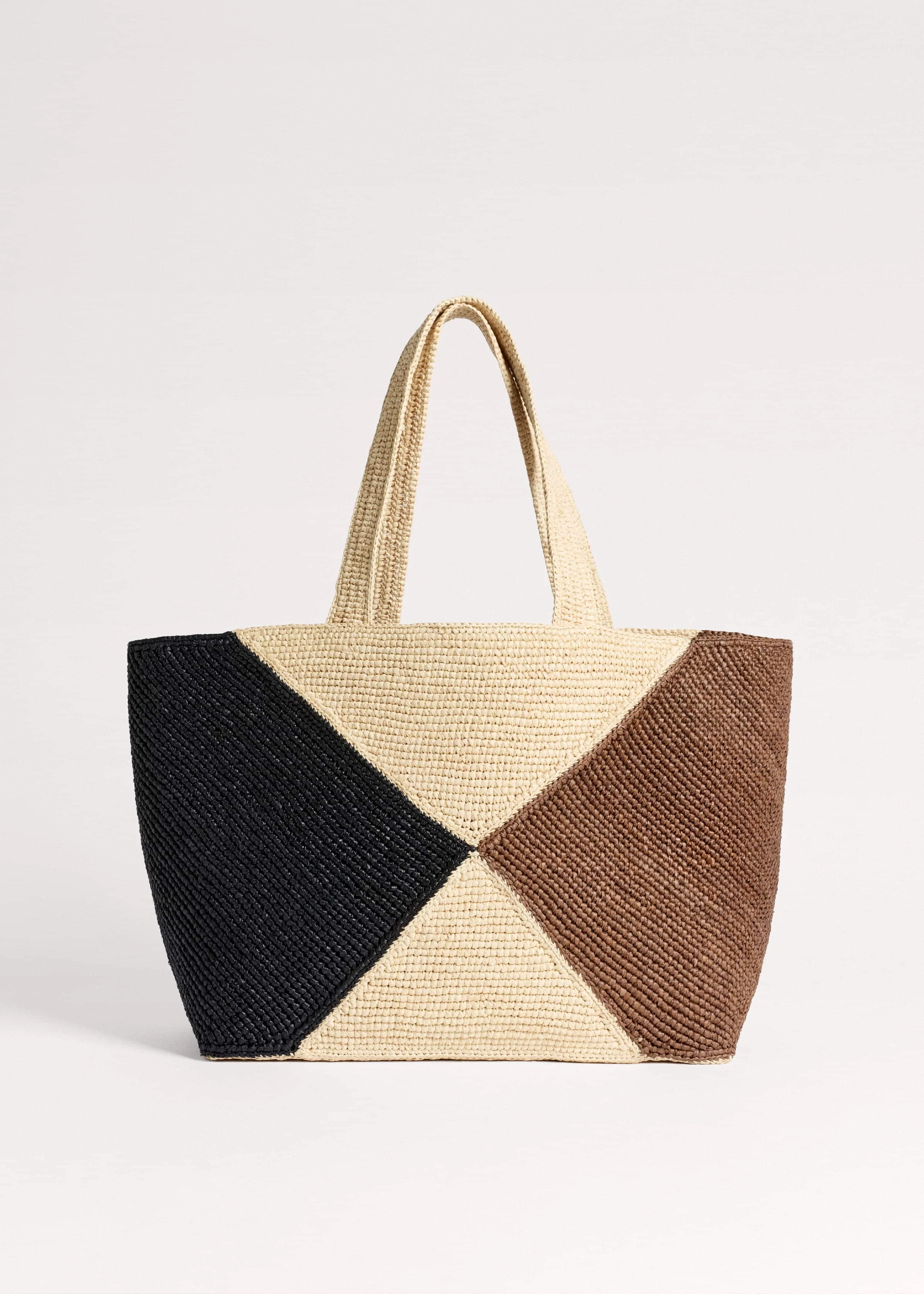 Contrast Panel Tote - 1