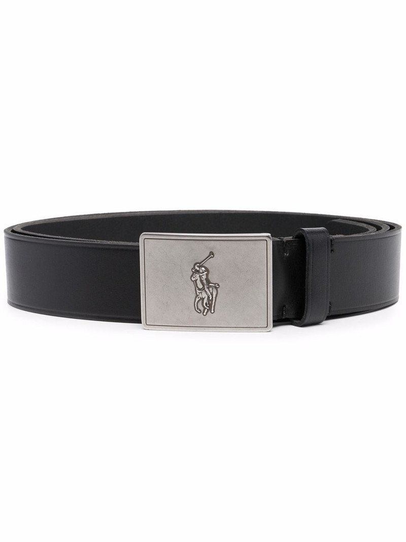 Pony logo buckle belt 1