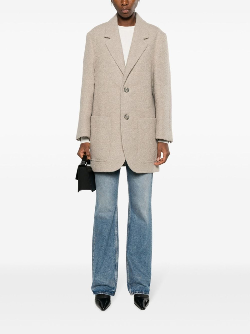 AMI Paris wool-blend bouclé blazer outlook