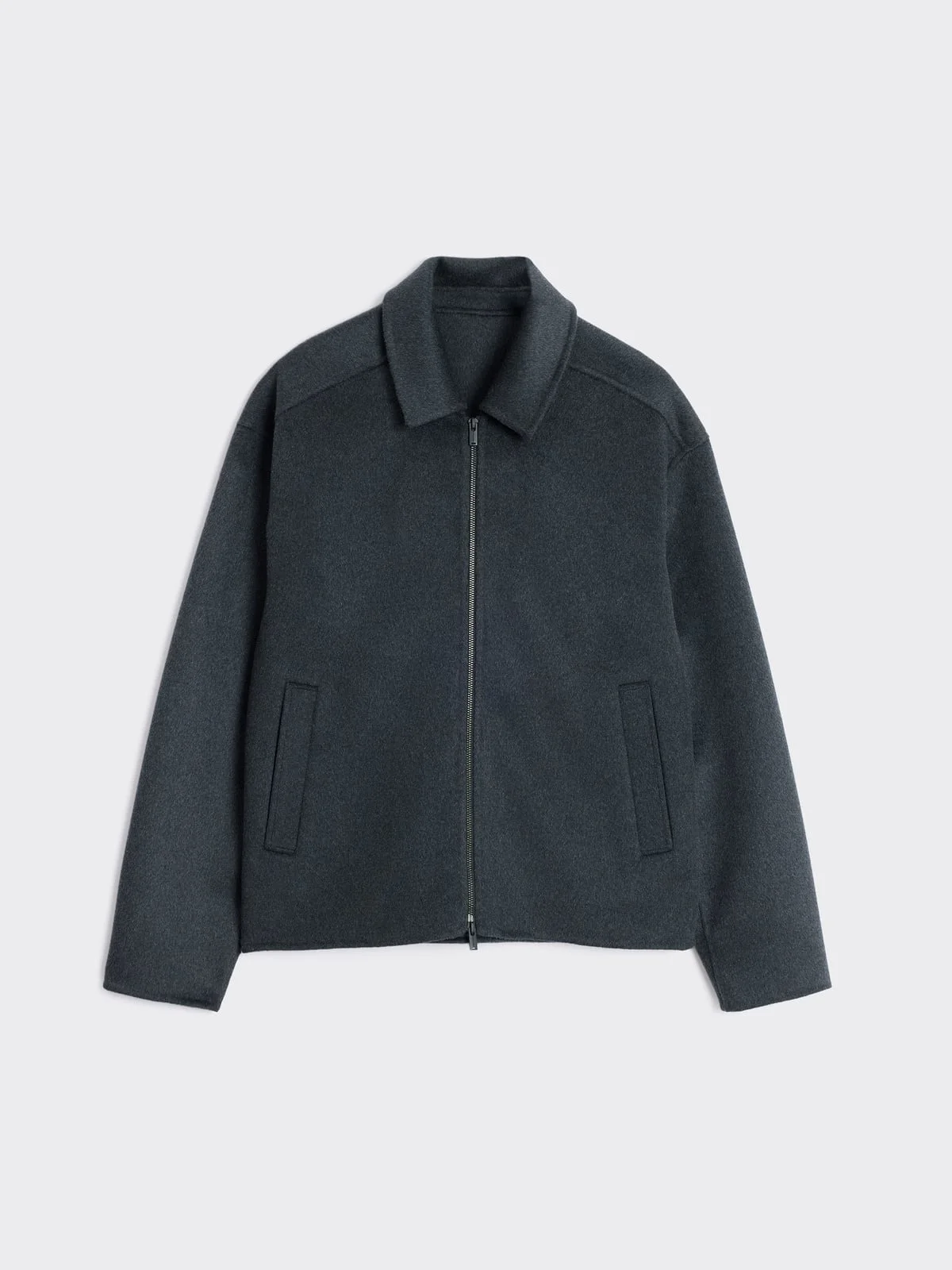 Chive Zip-Up Wool Jacket - 1