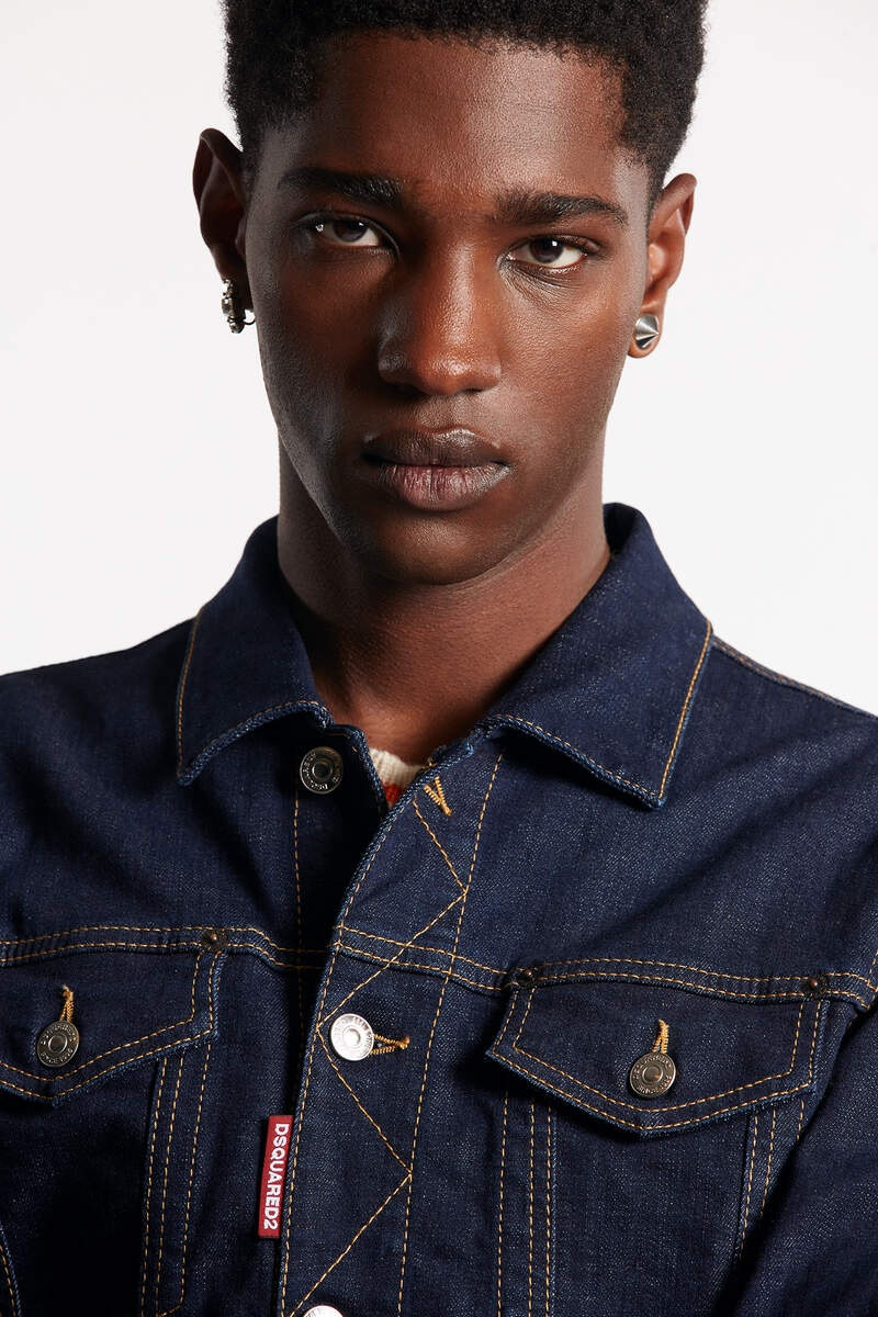 DARK RINSE WASH DAN JEAN JACKET 3