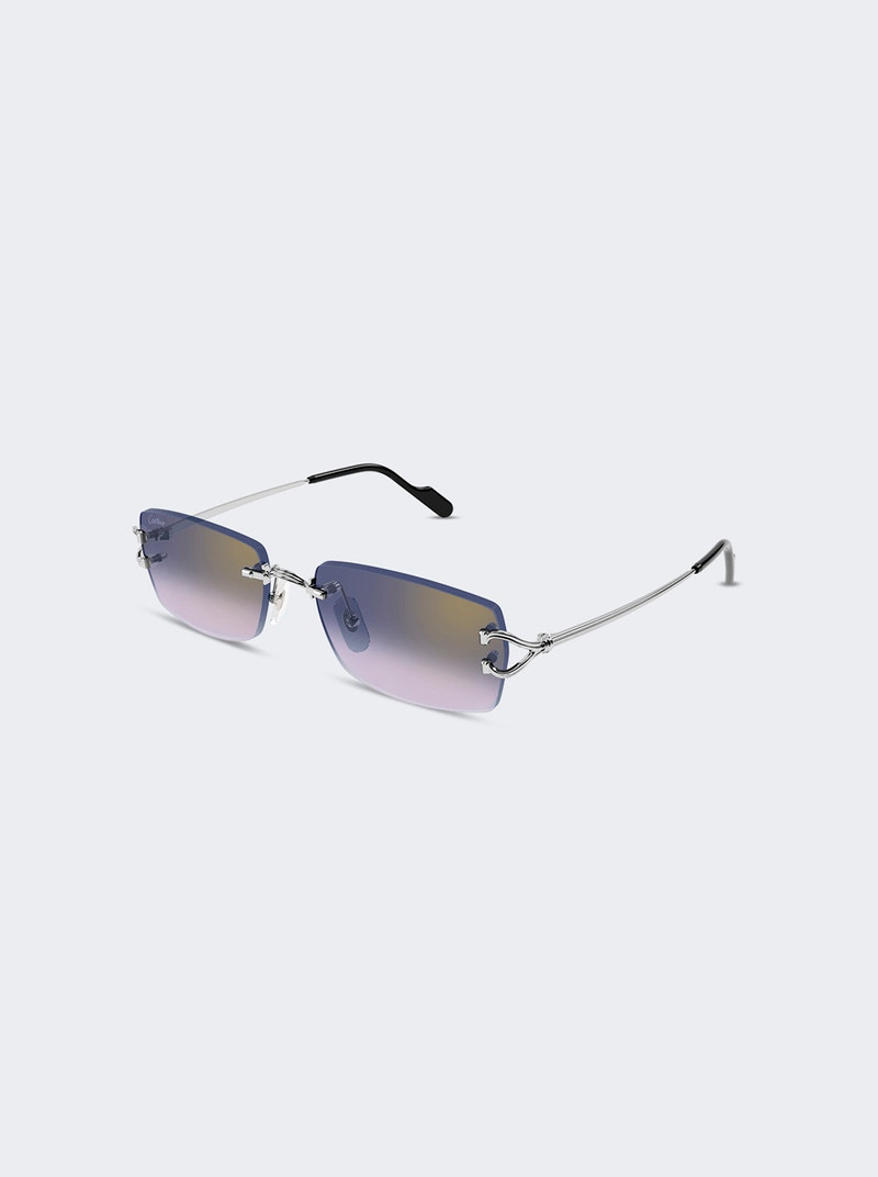Cartier C Decor Sunglasses Silver outlook